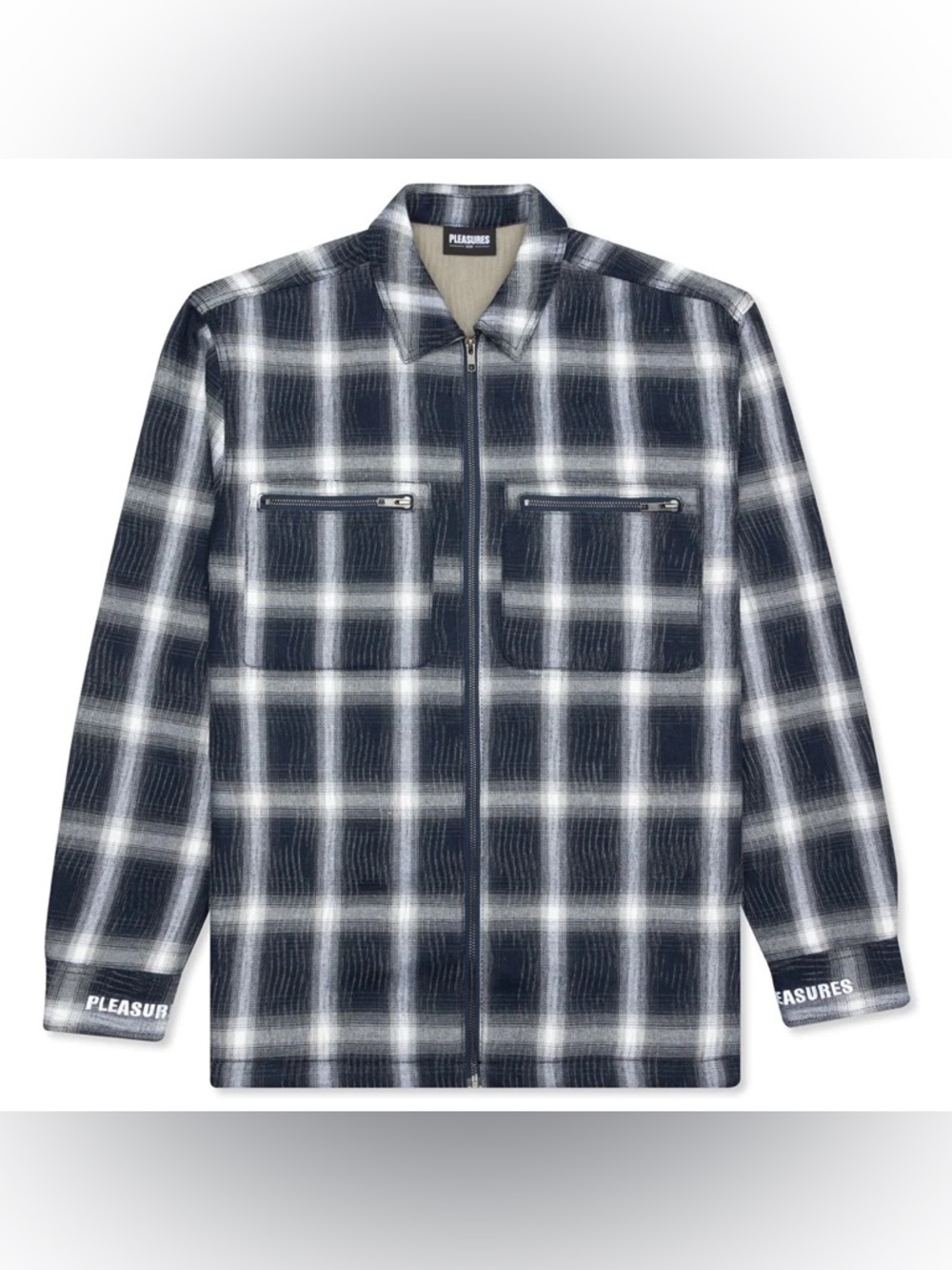PLEASURES SABBATH PLAID OVERSHIRT SIZE MEDIUM